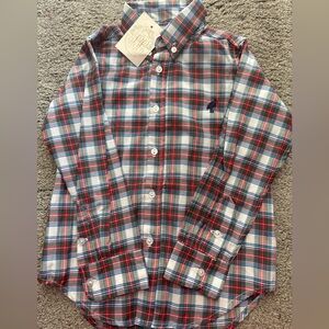 The Beaufort Bonnet Company Plaid Button Down Shirt - Red, Green, Blue NWT